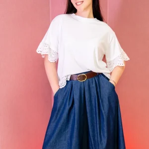 Jeans krilo s pasom