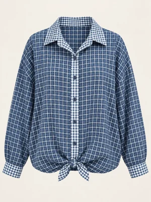 Bluza s karo vzorcem