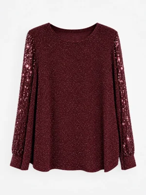 Bluza z bleščicami
