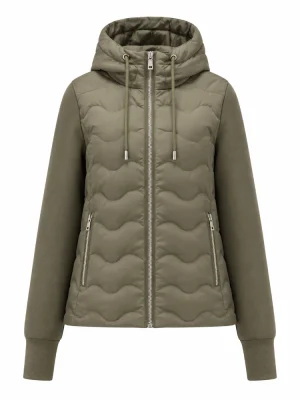 Jakna s pletenimi rokavi